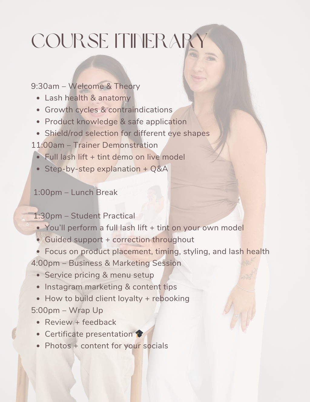 1:1 IN PERSON LASH LIFT & TINT COURSE