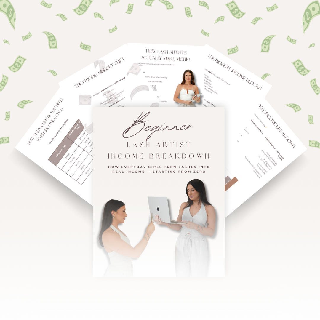 How Lash Artists Make $1K–$10K Months