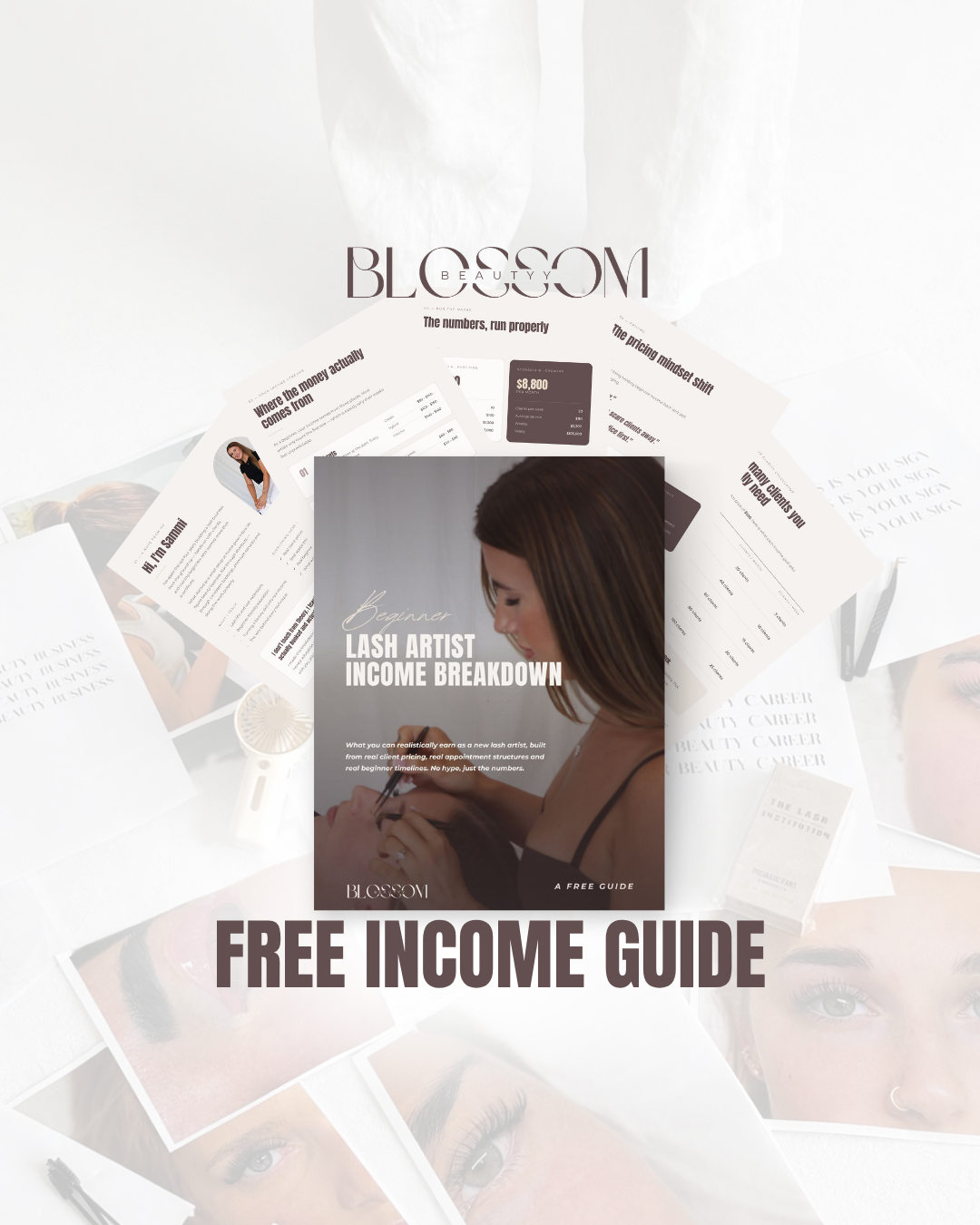 How Much Could You Actually Earn as a Lash Artist? FREE Income Guide